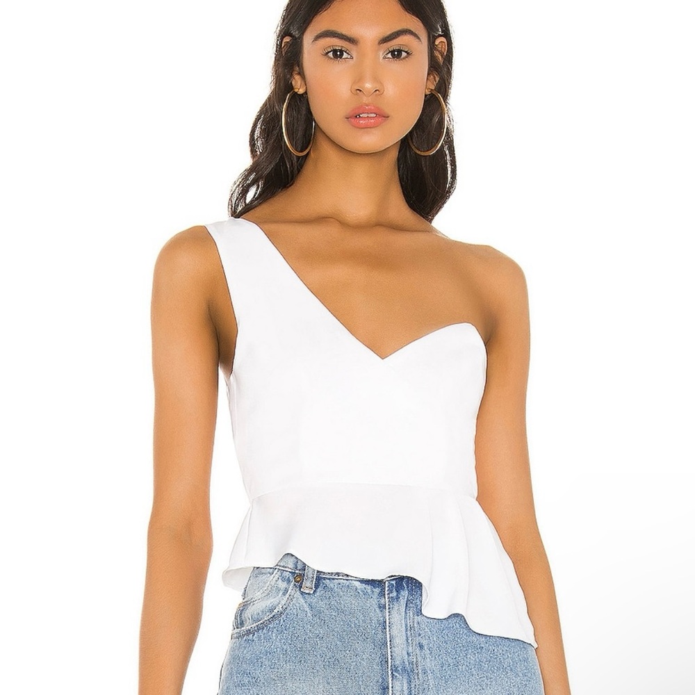 Superdown one shoulder top